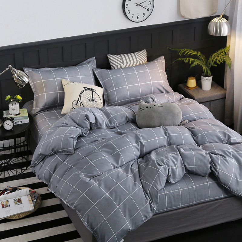 „Cross-Border“ studentų bendrabučio patalynė, keturių dalių paklodės užvalkalas, trijų dalių dovanų grupėms, namų tekstilės rinkinys, didmeninė prekyba.