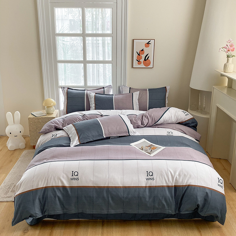 „Cross-Border“ studentų bendrabučio patalynė, keturių dalių paklodės užvalkalas, trijų dalių dovanų grupėms, namų tekstilės rinkinys, didmeninė prekyba.