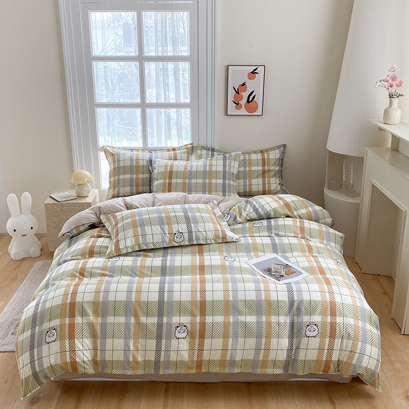 „Cross-Border“ studentų bendrabučio patalynė, keturių dalių paklodės užvalkalas, trijų dalių dovanų grupėms, namų tekstilės rinkinys, didmeninė prekyba.