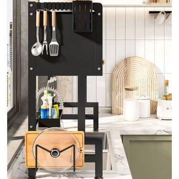 Ανθεκτική, παχιά και συρόμενη βάση πιάτων, θήκη κουζίνας, πολλαπλής αποθήκευσης, ανθεκτική στη σκόνη, βάση αποστράγγισης για μπολ και ξυλάκια φαγητού