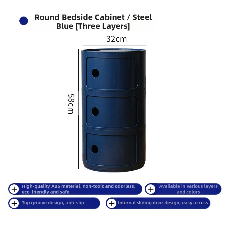 Nordic Ins Internet Celebrity ümar öökapp moodne minimalistlik plastmassist hoiukapp elutoa hoiukapp mitmekihiline väike külgkapp