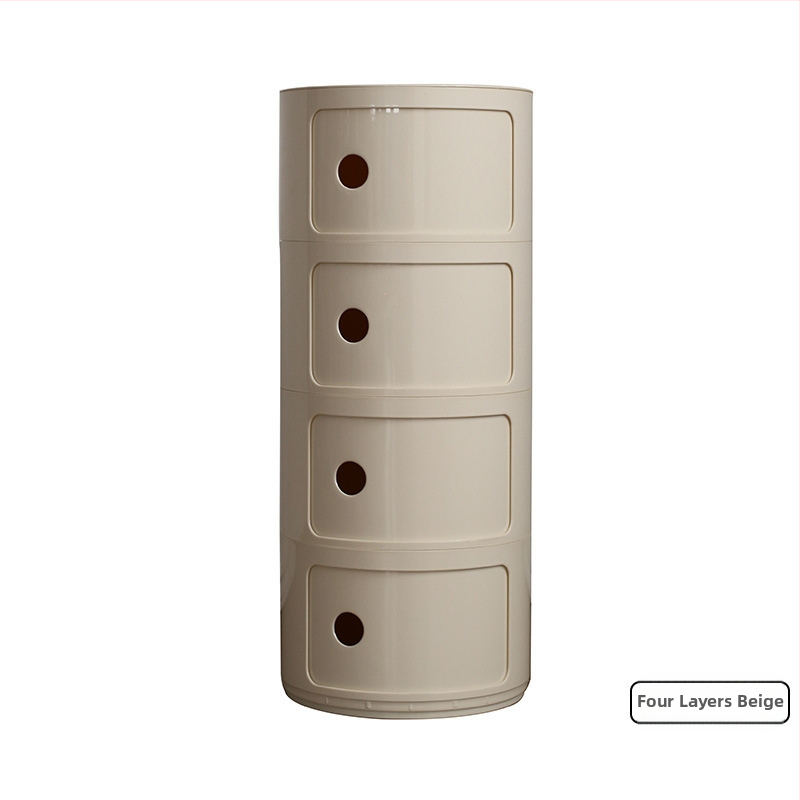 Nordic Ins Internet Celebrity ümar öökapp moodne minimalistlik plastmassist hoiukapp elutoa hoiukapp mitmekihiline väike külgkapp