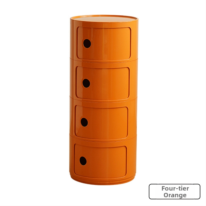 Nordic Ins Internet Celebrity ümar öökapp moodne minimalistlik plastmassist hoiukapp elutoa hoiukapp mitmekihiline väike külgkapp