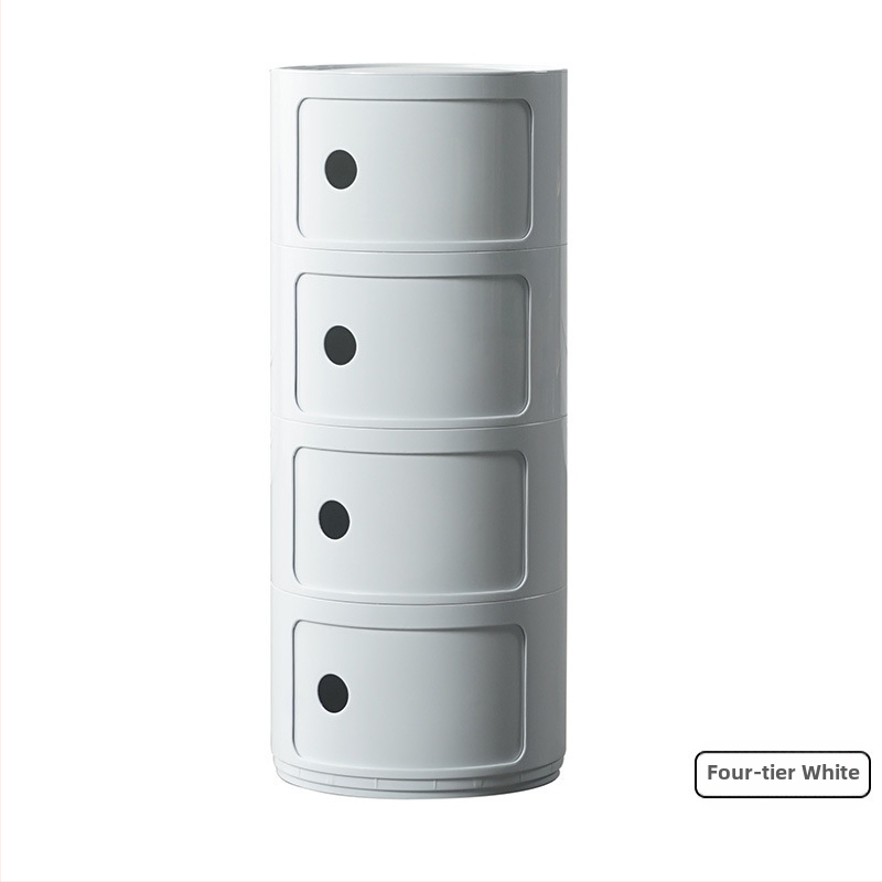 Nordic Ins Internet Celebrity ümar öökapp moodne minimalistlik plastmassist hoiukapp elutoa hoiukapp mitmekihiline väike külgkapp