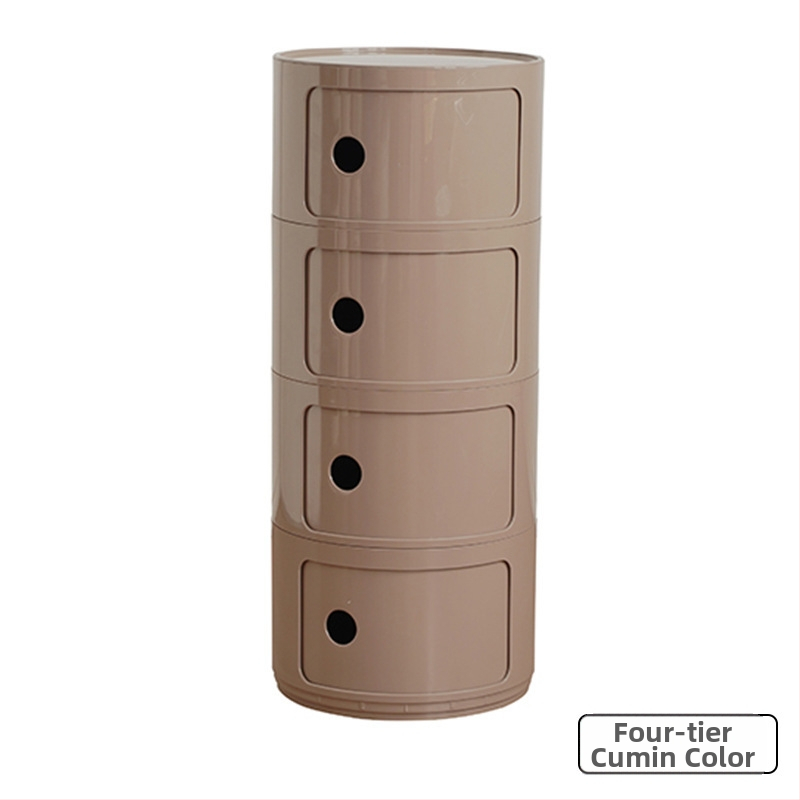 Nordic Ins Internet Celebrity ümar öökapp moodne minimalistlik plastmassist hoiukapp elutoa hoiukapp mitmekihiline väike külgkapp