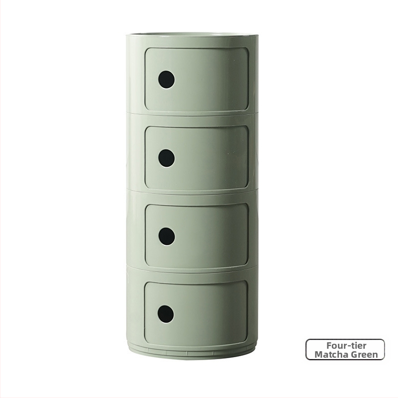 Nordic Ins Internet Celebrity ümar öökapp moodne minimalistlik plastmassist hoiukapp elutoa hoiukapp mitmekihiline väike külgkapp