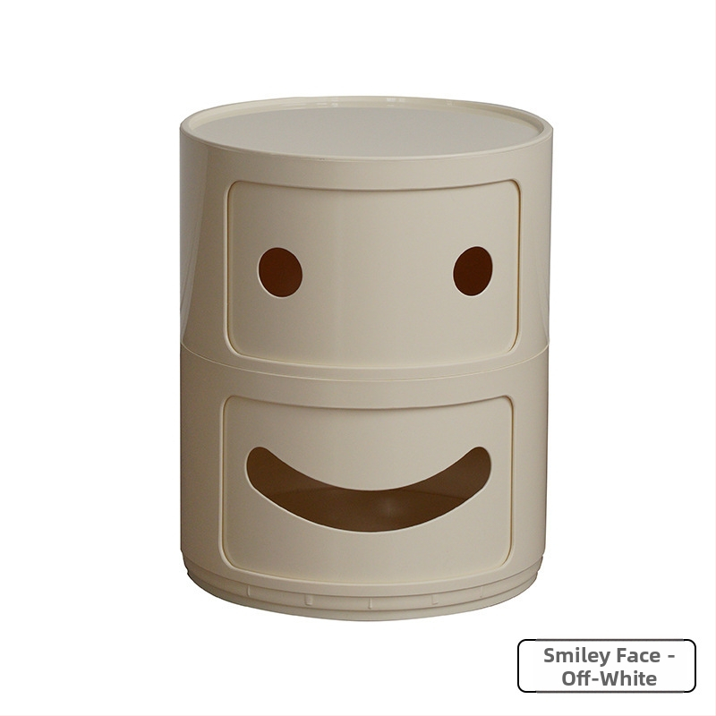 Nordic Ins Internet Celebrity ümar öökapp moodne minimalistlik plastmassist hoiukapp elutoa hoiukapp mitmekihiline väike külgkapp