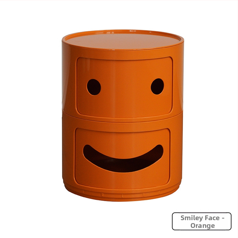 Nordic Ins Internet Celebrity ümar öökapp moodne minimalistlik plastmassist hoiukapp elutoa hoiukapp mitmekihiline väike külgkapp