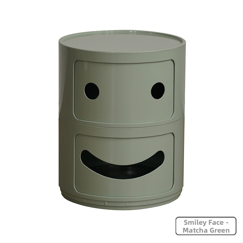 Nordic Ins Internet Celebrity ümar öökapp moodne minimalistlik plastmassist hoiukapp elutoa hoiukapp mitmekihiline väike külgkapp