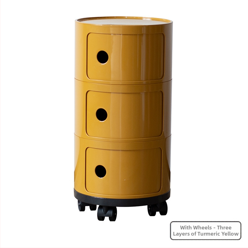 Nordic Ins Internet Celebrity ümar öökapp moodne minimalistlik plastmassist hoiukapp elutoa hoiukapp mitmekihiline väike külgkapp