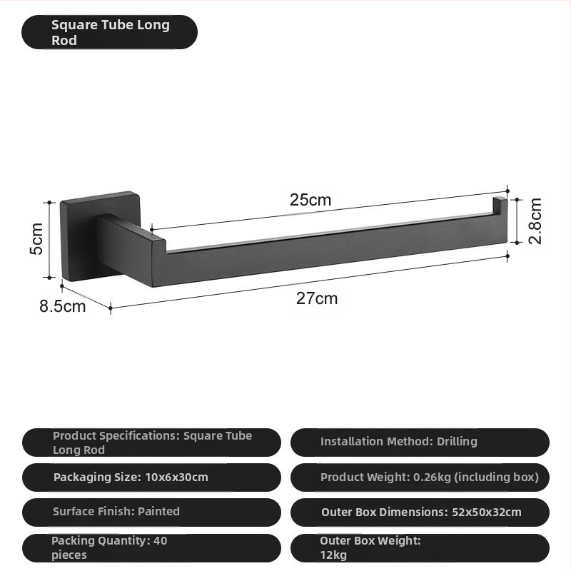 ♡Skersinis kvadratinis vamzdinis rankšluosčių kabykla, nerūdijančio plieno rankšluosčių kabykla, rankšluosčių žiedas, vonios kambario palto kabliukas, servetėlių laikiklis, vonios kambario pakabinimas