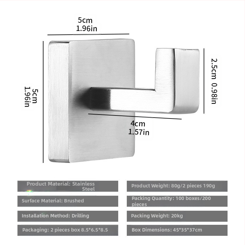 ♡Skersinis kvadratinis vamzdinis rankšluosčių kabykla, nerūdijančio plieno rankšluosčių kabykla, rankšluosčių žiedas, vonios kambario palto kabliukas, servetėlių laikiklis, vonios kambario pakabinimas