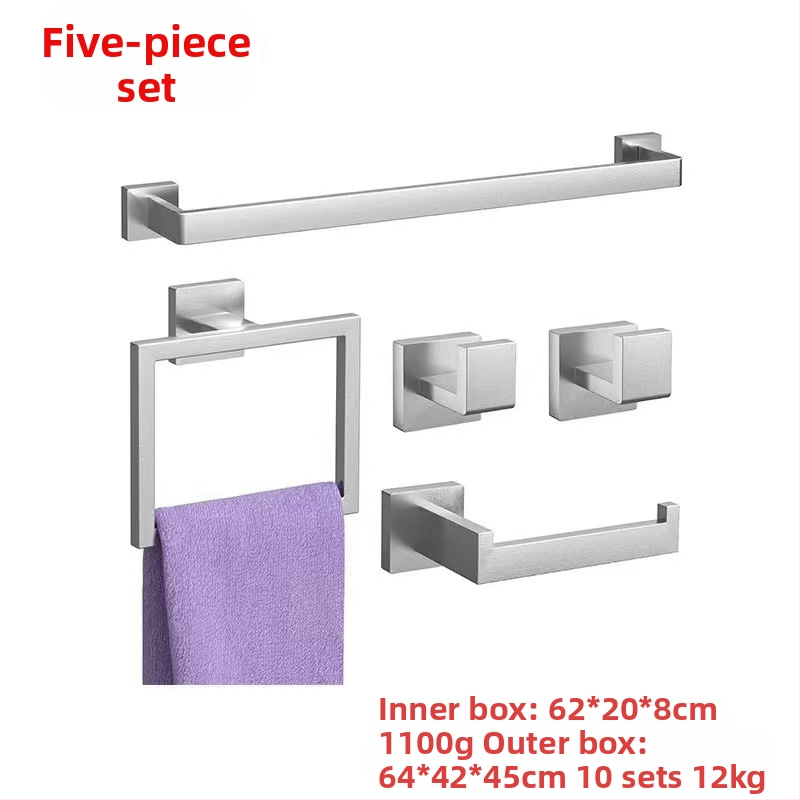 ♡Skersinis kvadratinis vamzdinis rankšluosčių kabykla, nerūdijančio plieno rankšluosčių kabykla, rankšluosčių žiedas, vonios kambario palto kabliukas, servetėlių laikiklis, vonios kambario pakabinimas