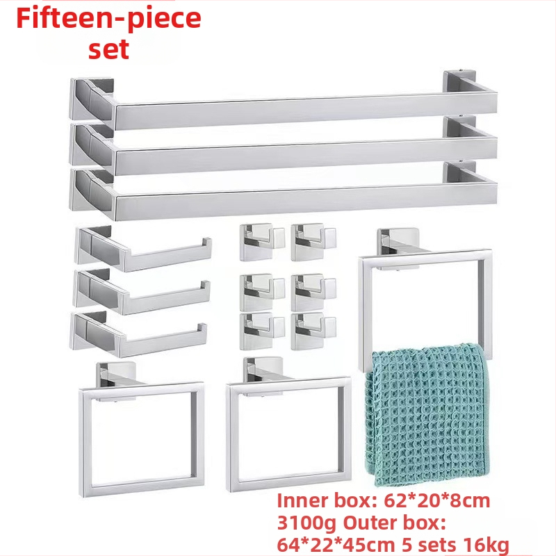 ♡Skersinis kvadratinis vamzdinis rankšluosčių kabykla, nerūdijančio plieno rankšluosčių kabykla, rankšluosčių žiedas, vonios kambario palto kabliukas, servetėlių laikiklis, vonios kambario pakabinimas