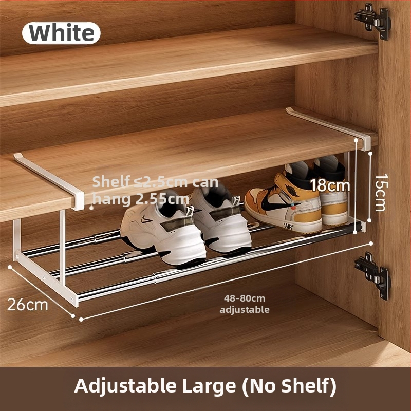 Sissetõmmatav kingariiul, majapidamiskingakapp, kihiline vahesein, kinga hoiustamise artefakt, ruumisäästlik rippkorv