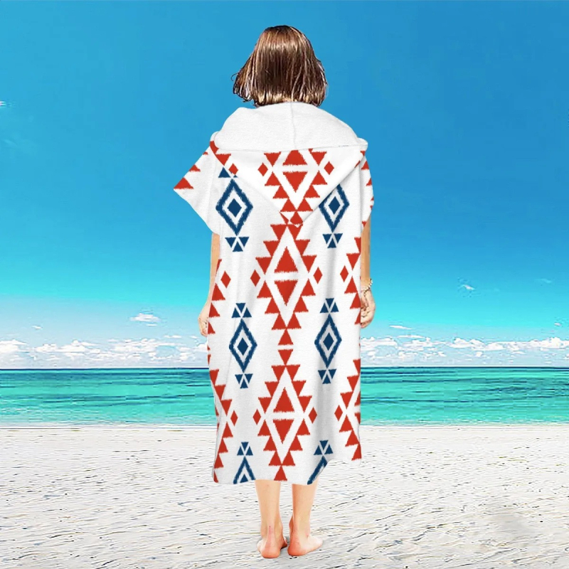 „Amazon“ perkamiausias paplūdimio apsiaustas suaugusiems tėvams ir vaikams su mikropluošto gobtuvu, paplūdimio chalatas