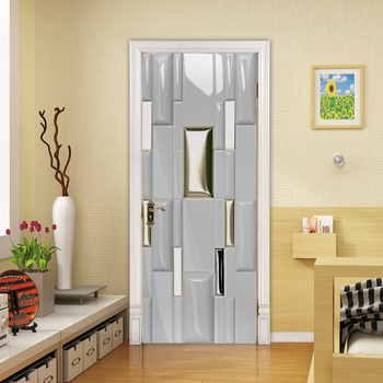 Αυτοκόλλητα αυτοκόλλητα πόρτας 3D για προστασία του περιβάλλοντος, χονδρικής πώλησης, ζεστό σχέδιο HD σε μέγεθος, αδιάβροχα, αντιολισθητικά, αντιρρυπαντικά αυτοκόλλητα πόρτας