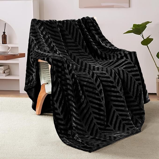 Sustorinta šilta dryžuota skintų gėlių flanelinė antklodė visiems metų laikams universali antklodė miegamajam, sofai, biurui, snukučio formos antklodė