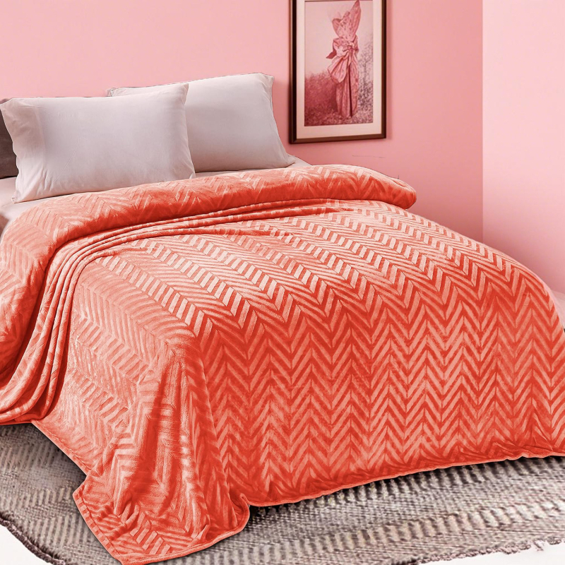 Sustorinta šilta dryžuota skintų gėlių flanelinė antklodė visiems metų laikams universali antklodė miegamajam, sofai, biurui, snukučio formos antklodė