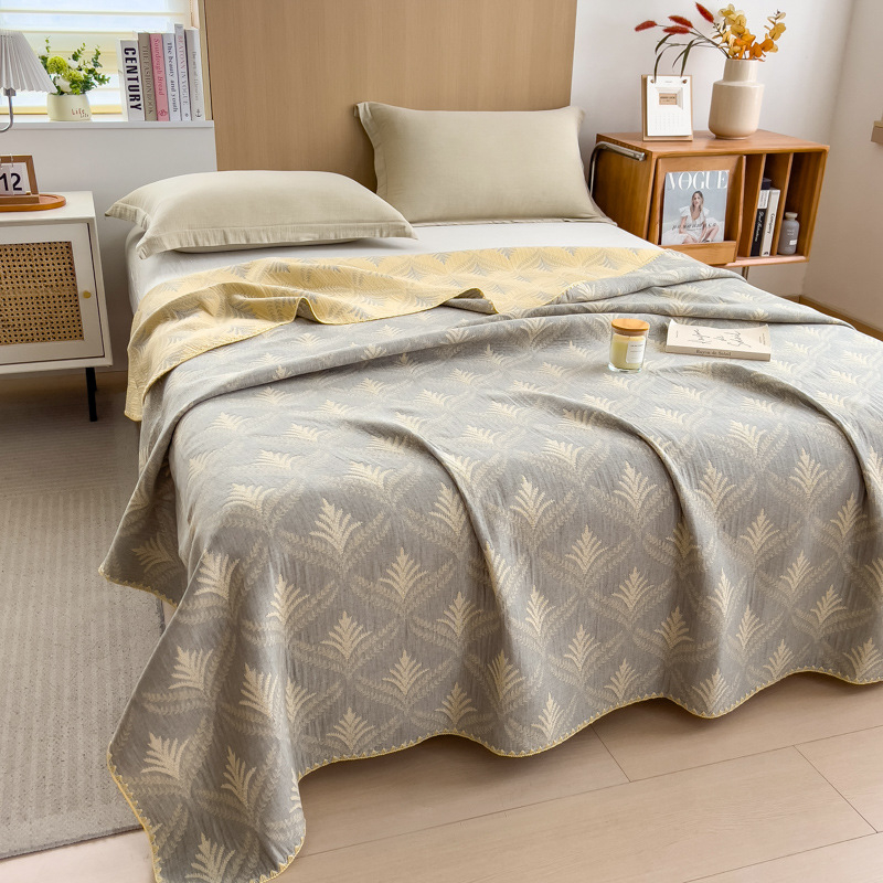 2025 m. antklodė, naujo stiliaus grynos medvilnės trijų sluoksnių siūlų rankšluosčių antklodė, grynos medvilnės biuro pietų pertraukos antklodė, sofos užvalkalas