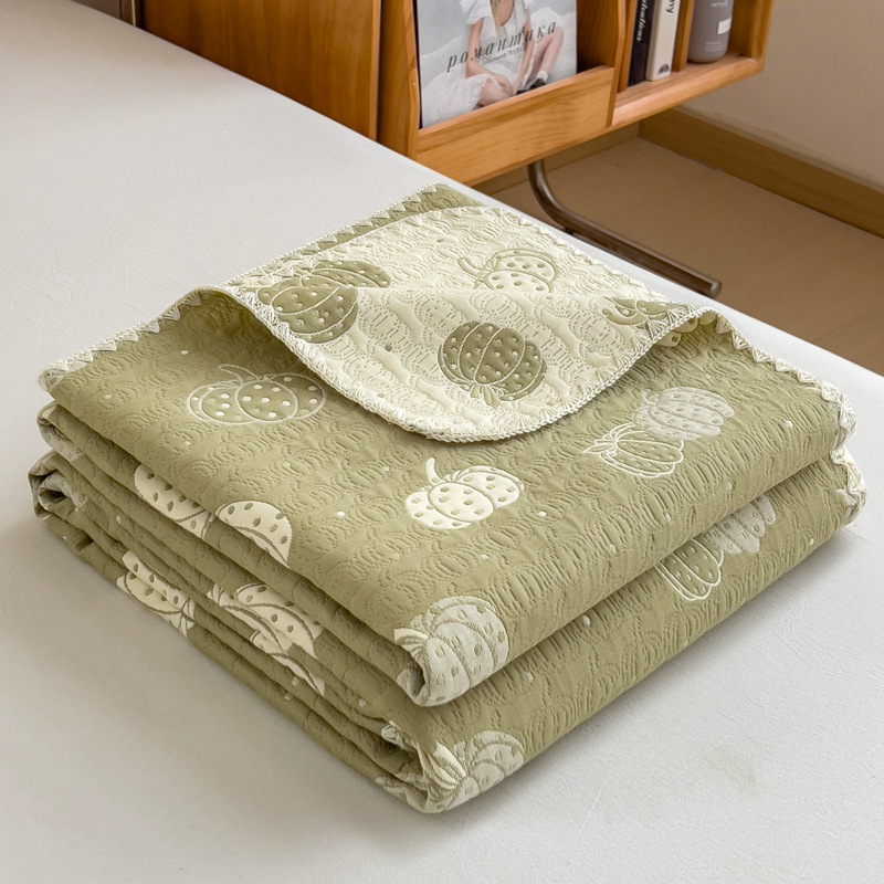2025 m. antklodė, naujo stiliaus grynos medvilnės trijų sluoksnių siūlų rankšluosčių antklodė, grynos medvilnės biuro pietų pertraukos antklodė, sofos užvalkalas