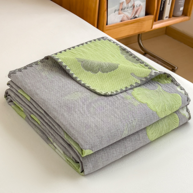 2025 m. antklodė, naujo stiliaus grynos medvilnės trijų sluoksnių siūlų rankšluosčių antklodė, grynos medvilnės biuro pietų pertraukos antklodė, sofos užvalkalas