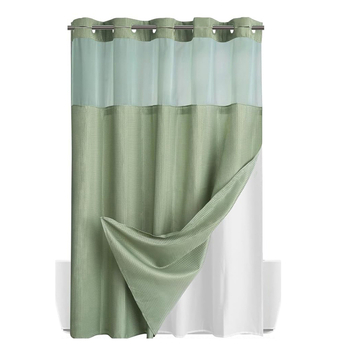 Vahvlikujulised dušikardinad, kahekihilised suured rõngad, polüester, veekindlad kardinad, vannitoakardinad, vannitoa vaheseinakardinad, veekindlad ja hallituskindlad kardinad