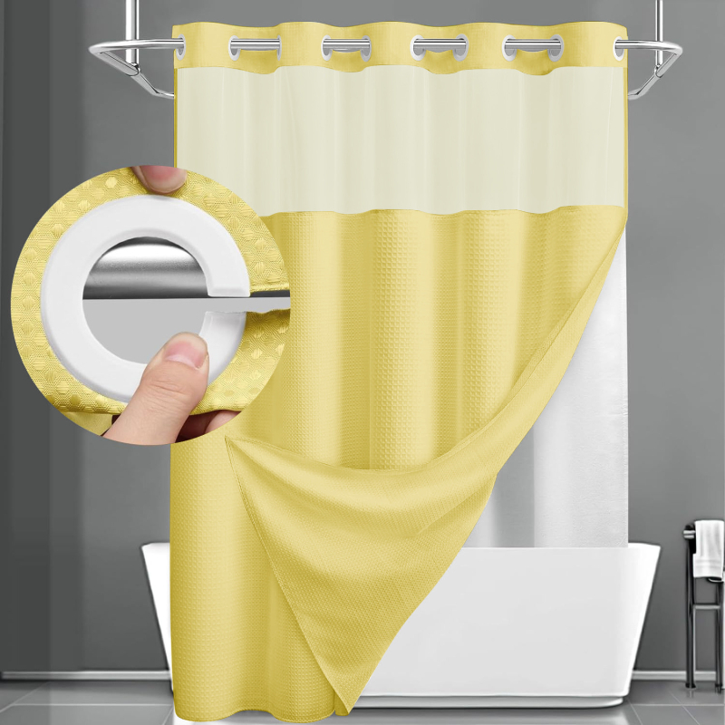 Vahvlikujulised dušikardinad, kahekihilised suured rõngad, polüester, veekindlad kardinad, vannitoakardinad, vannitoa vaheseinakardinad, veekindlad ja hallituskindlad kardinad