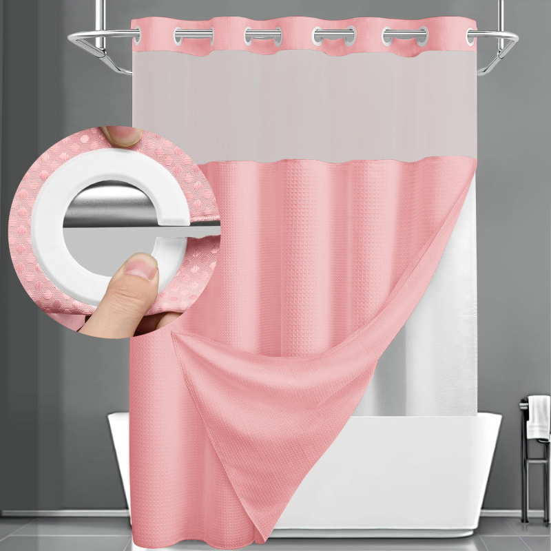 Vahvlikujulised dušikardinad, kahekihilised suured rõngad, polüester, veekindlad kardinad, vannitoakardinad, vannitoa vaheseinakardinad, veekindlad ja hallituskindlad kardinad