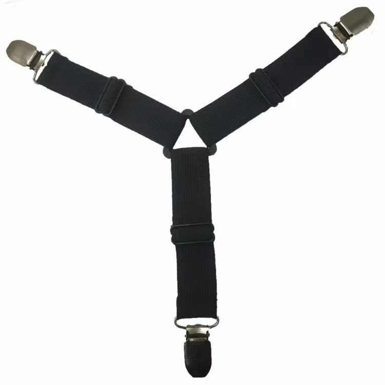 Регулируема закопчалка за закрепване на чаршаф, която държи на място скоба за легло тип „queen size“, закопчалка за диван