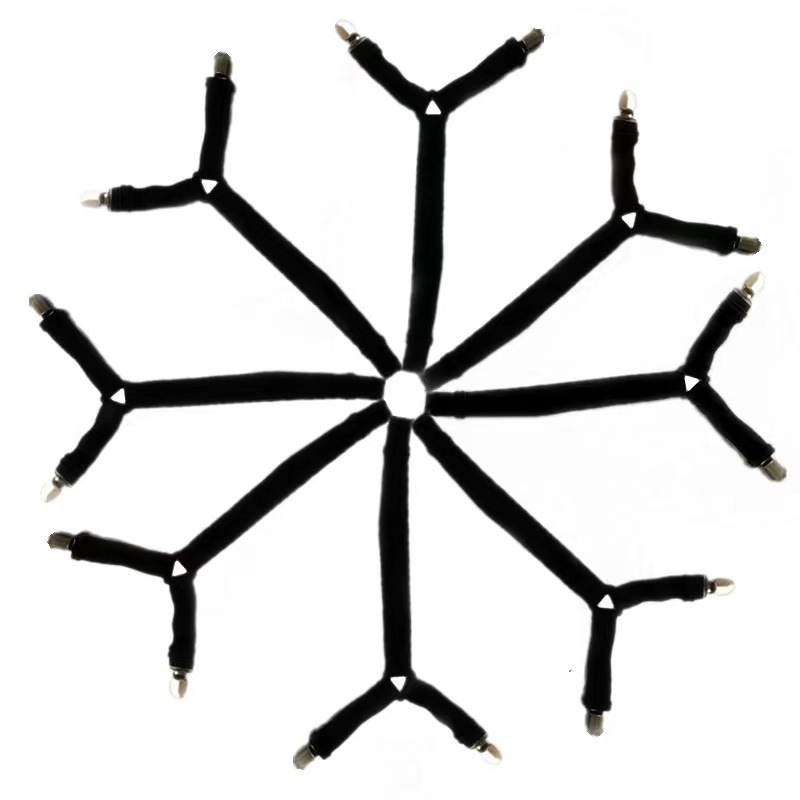 Регулируема закопчалка за закрепване на чаршаф, която държи на място скоба за легло тип „queen size“, закопчалка за диван