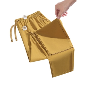 Летни нови подобрени торбести вежди, двойки, спортни, ежедневни, свободни, дишащи, с прави крачоли, универсални, модерни мъжки бързосъхнещи панталони