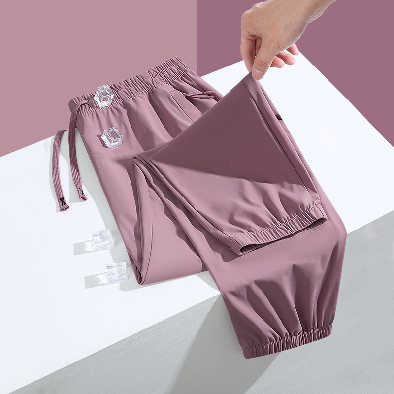 Летни нови подобрени торбести вежди, двойки, спортни, ежедневни, свободни, дишащи, с прави крачоли, универсални, модерни мъжки бързосъхнещи панталони