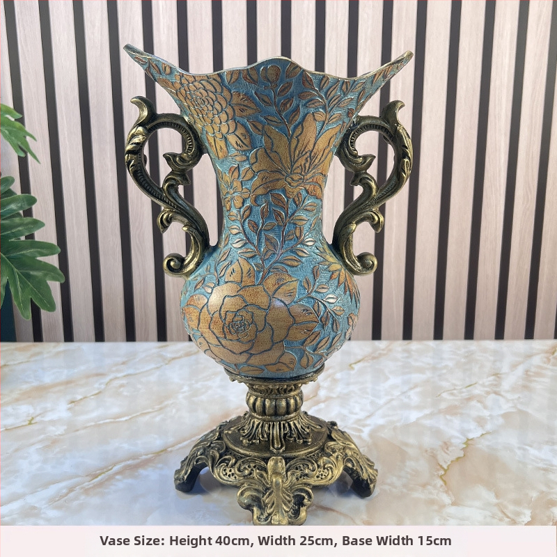 Stil european, vază cu lapte, ornamente, aranjament floral pentru living, flori uscate, retro, creativ, de lux, pentru mobilier TV, decorare hol