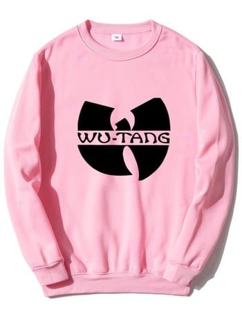 2025 Трансграничен креативен мъжки и дамски суитчър с кръгло деколте, пролетно-есенен, с дълъг ръкав, ежедневен суитчър с щампа на Wu Clan Rock Band