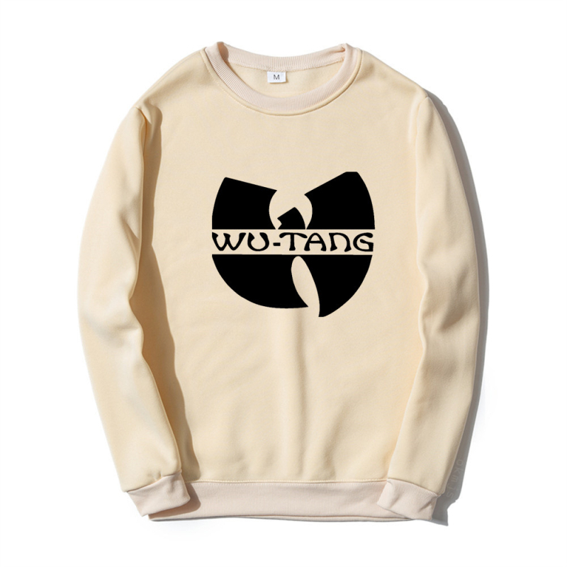 2025-ös, határokon átnyúló, kreatív, férfi és női kerek nyakú pulóver, tavaszi és őszi, hosszú ujjú, lezser, Wu Clan rockzenekar mintás pulóver
