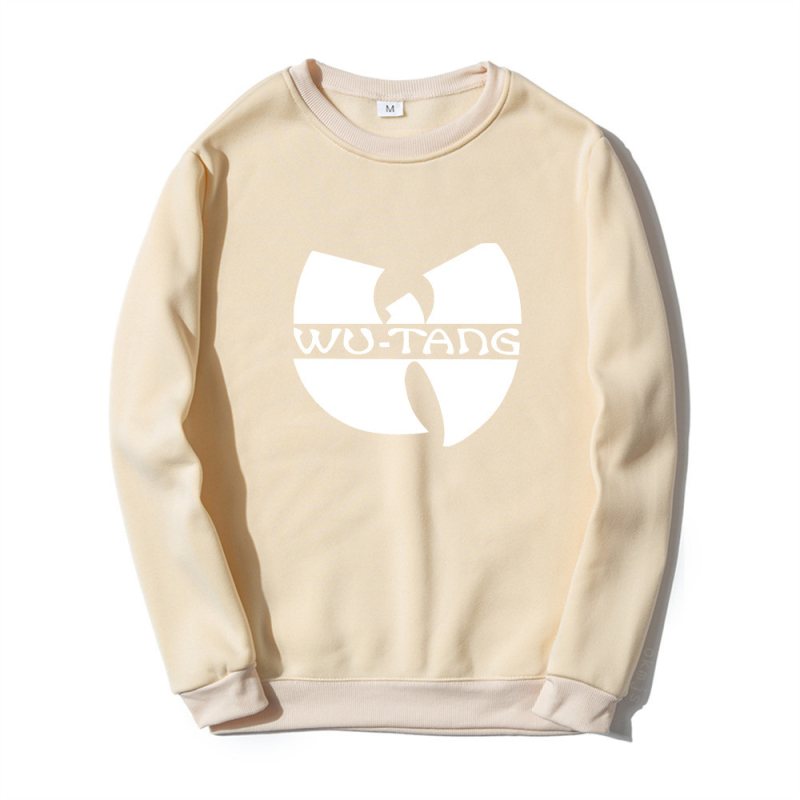 2025-ös, határokon átnyúló, kreatív, férfi és női kerek nyakú pulóver, tavaszi és őszi, hosszú ujjú, lezser, Wu Clan rockzenekar mintás pulóver