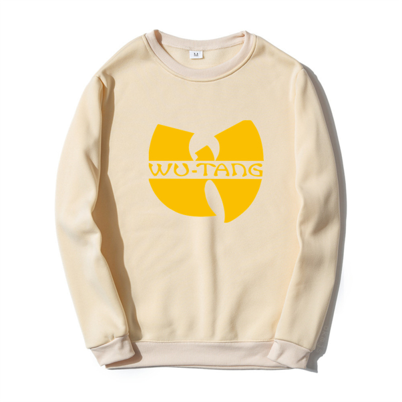 2025-ös, határokon átnyúló, kreatív, férfi és női kerek nyakú pulóver, tavaszi és őszi, hosszú ujjú, lezser, Wu Clan rockzenekar mintás pulóver