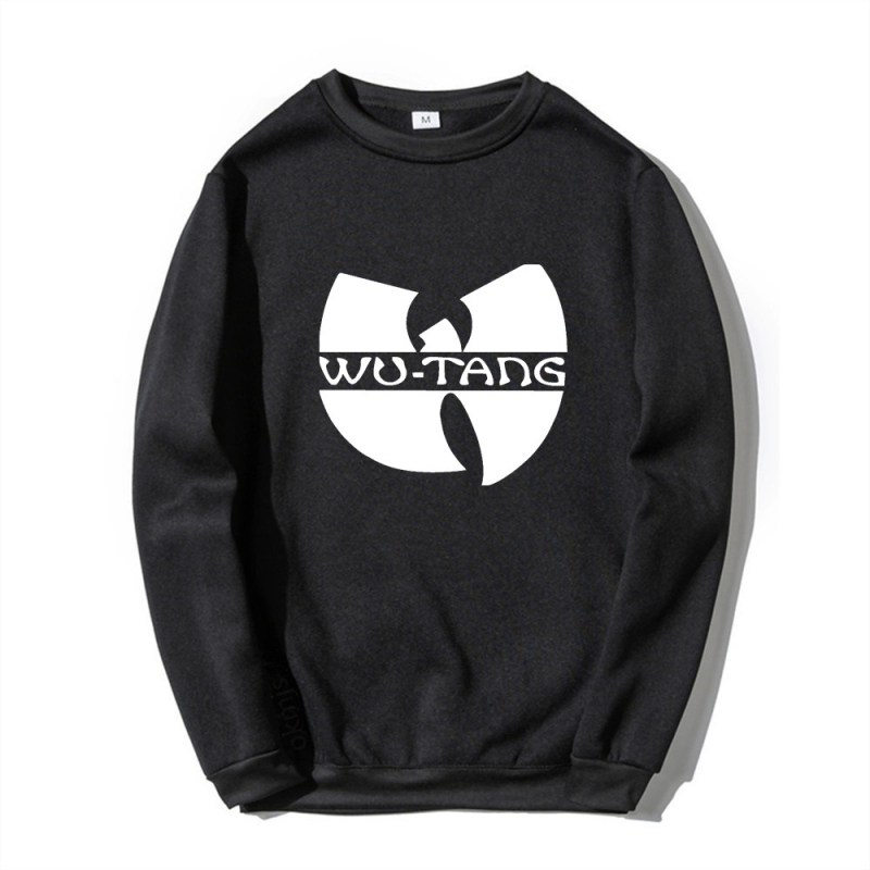 2025-ös, határokon átnyúló, kreatív, férfi és női kerek nyakú pulóver, tavaszi és őszi, hosszú ujjú, lezser, Wu Clan rockzenekar mintás pulóver