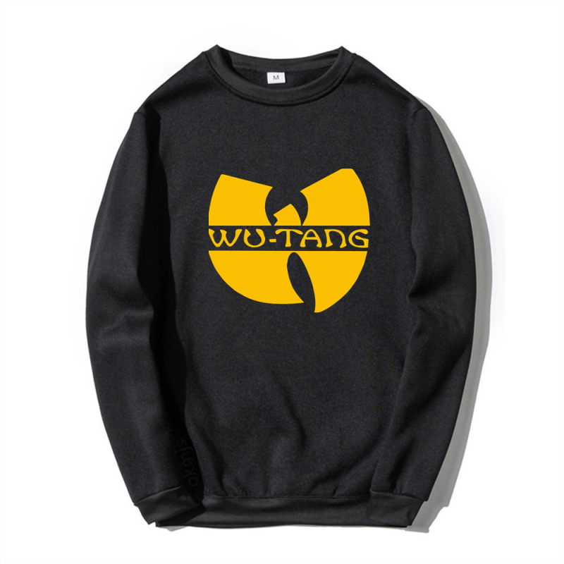2025-ös, határokon átnyúló, kreatív, férfi és női kerek nyakú pulóver, tavaszi és őszi, hosszú ujjú, lezser, Wu Clan rockzenekar mintás pulóver