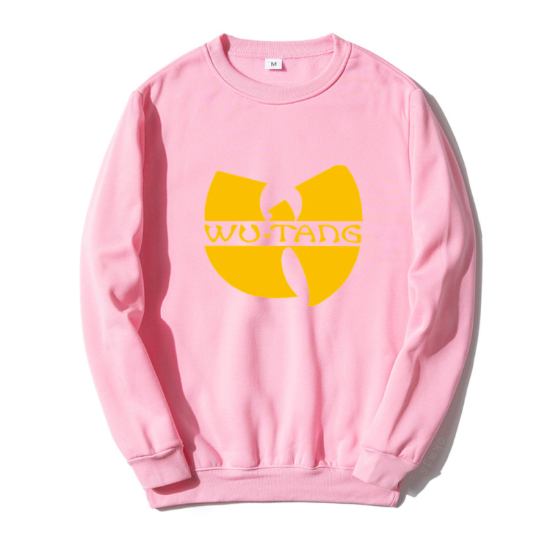 2025-ös, határokon átnyúló, kreatív, férfi és női kerek nyakú pulóver, tavaszi és őszi, hosszú ujjú, lezser, Wu Clan rockzenekar mintás pulóver
