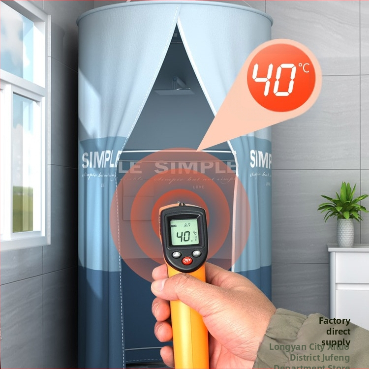 Vannitoa dušikardin Veekindel riie Vannitoa dušitelk Vannikate Vannitelk Talvine majapidamisisolatsioonikate Soe vann Foto paksenemine