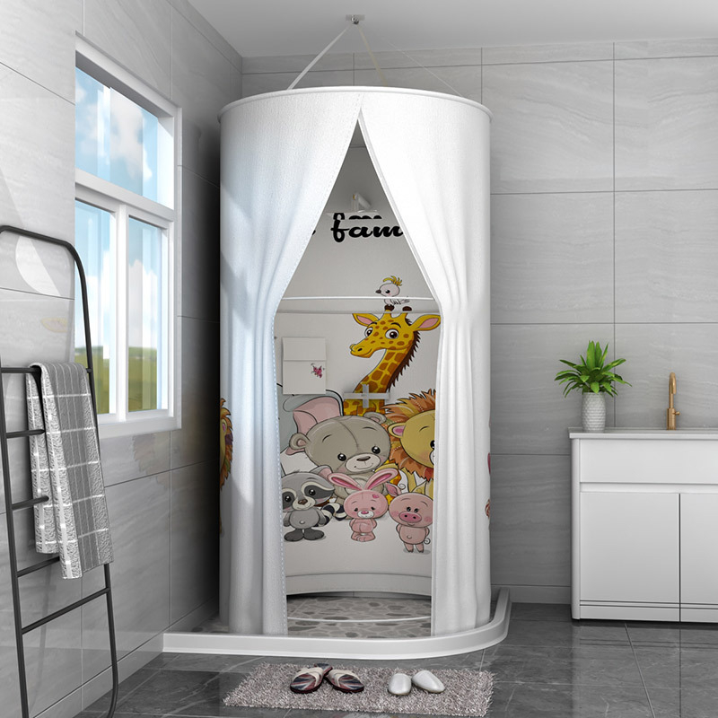 Vannitoa dušikardin Veekindel riie Vannitoa dušitelk Vannikate Vannitelk Talvine majapidamisisolatsioonikate Soe vann Foto paksenemine