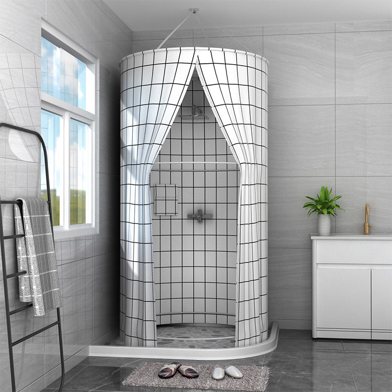 Vannitoa dušikardin Veekindel riie Vannitoa dušitelk Vannikate Vannitelk Talvine majapidamisisolatsioonikate Soe vann Foto paksenemine