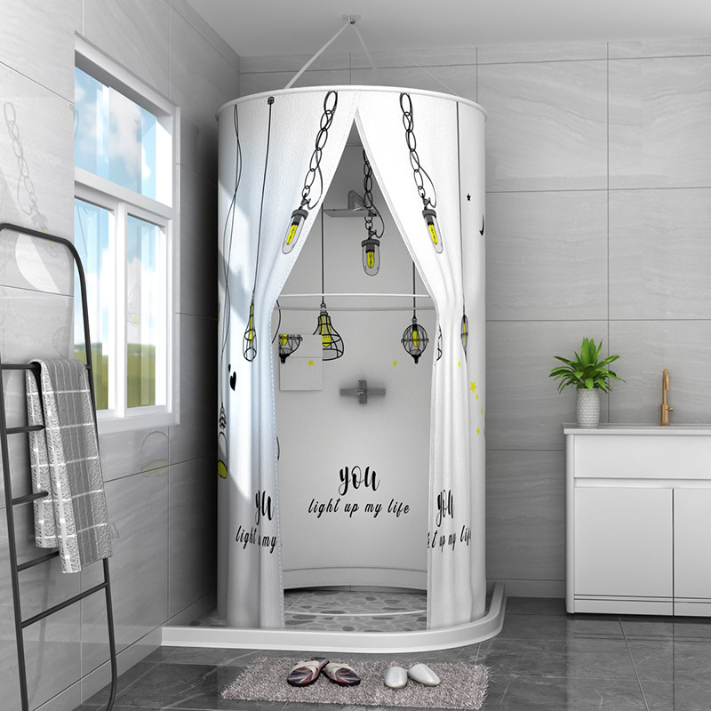 Vannitoa dušikardin Veekindel riie Vannitoa dušitelk Vannikate Vannitelk Talvine majapidamisisolatsioonikate Soe vann Foto paksenemine