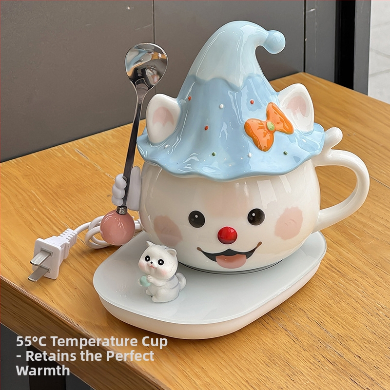 Tüdrukutele mõeldud kruus, nägus kontori kummitustega veekruus, sünnipäevakingitus, eriti ilusa kassikujuline keraamika hulgimüük