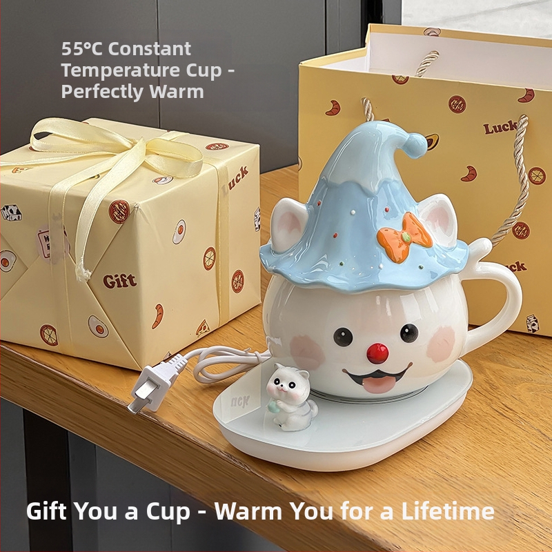 Tüdrukutele mõeldud kruus, nägus kontori kummitustega veekruus, sünnipäevakingitus, eriti ilusa kassikujuline keraamika hulgimüük