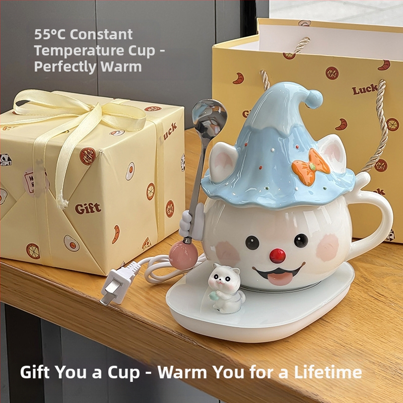 Tüdrukutele mõeldud kruus, nägus kontori kummitustega veekruus, sünnipäevakingitus, eriti ilusa kassikujuline keraamika hulgimüük