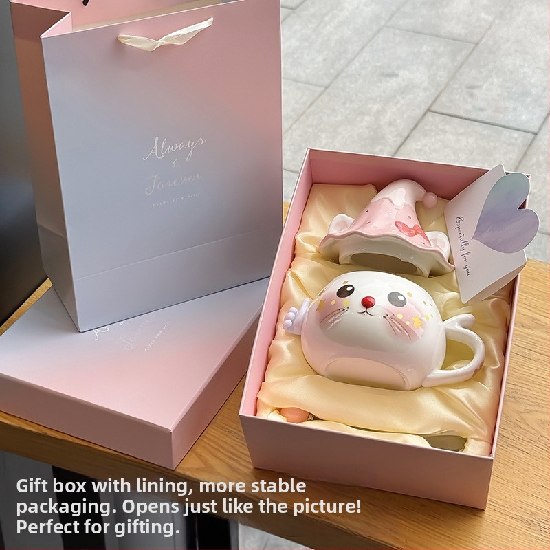 Tüdrukutele mõeldud kruus, nägus kontori kummitustega veekruus, sünnipäevakingitus, eriti ilusa kassikujuline keraamika hulgimüük