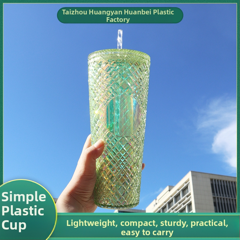 Нова гореща продажба модна чаша от ратан със слама 710 мл с голям капацитет за пиене на закрито, многоцветна, по избор, директна доставка от фабриката